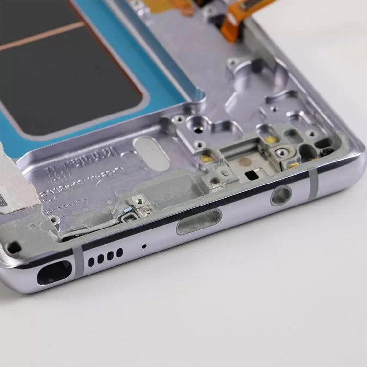 सॅमसंग गॅलेक्सी नोट 8 एलसीडी ओएलईडी डिस्प्ले स्क्रीन डिजिटायझर असेंब्ली फ्रेमसह