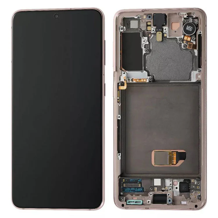 सॅमसंग गॅलेक्सी एस 21 एलसीडी डिस्प्ले टच स्क्रीन असेंब्ली रिप्लेसमेंटसाठी
