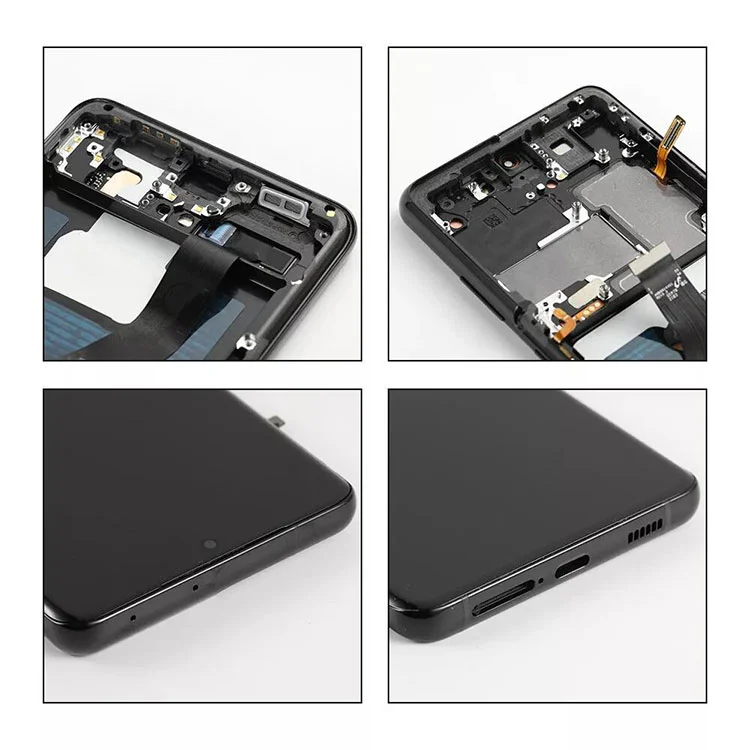 सॅमसंग गॅलेक्सी एस 21 अल्ट्रा एलसीडी डिस्प्ले टच स्क्रीन असेंब्ली रिप्लेसमेंटसाठी