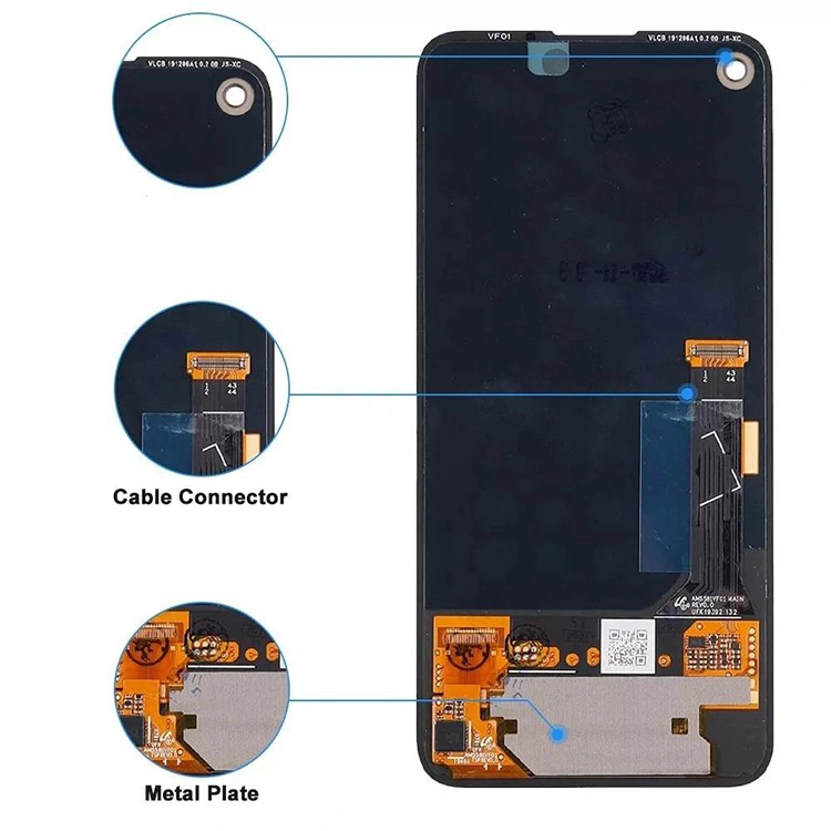 पिक्सेल 4 ए एलसीडी पडदे